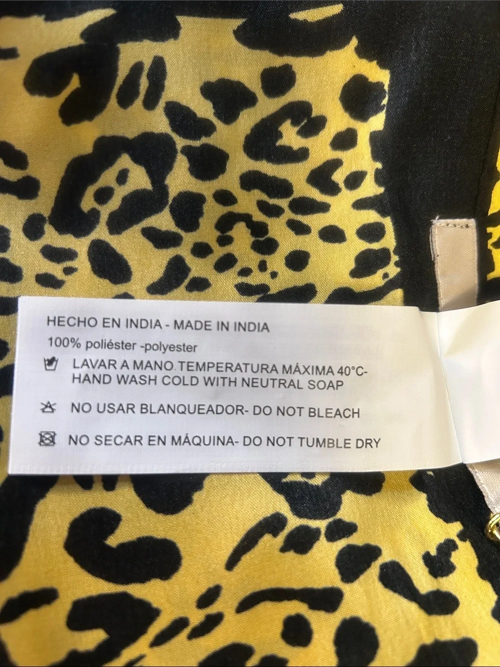 NWT Rapsodia PLN Nomad Amarillo/Yellow and Black Scarf 12” x 12”